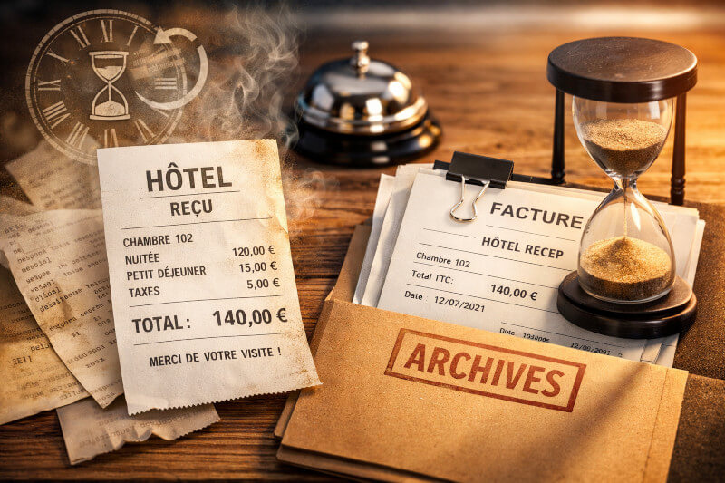 facture thermique hôtel conservation