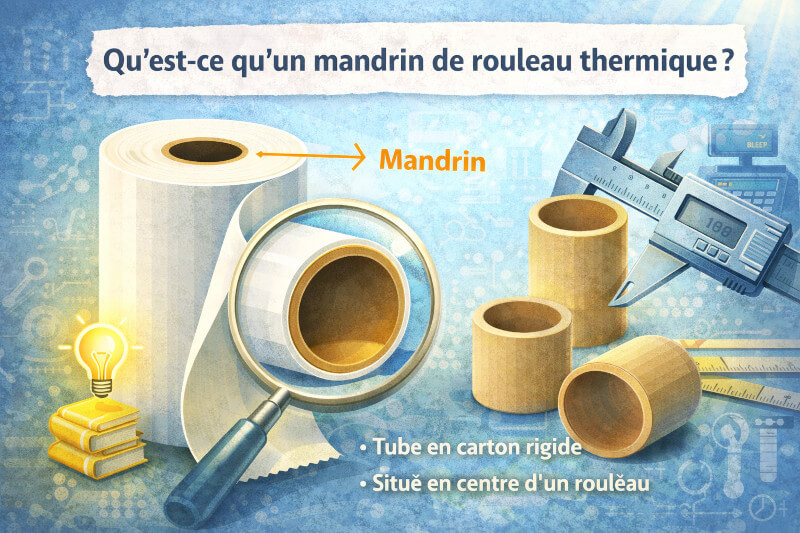 Qu'est-ce qu'un mandrin de rouleau thermique ?