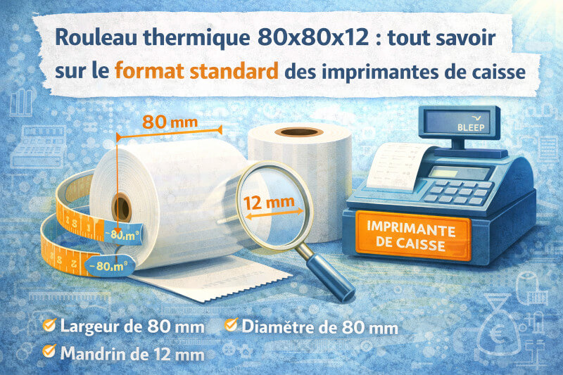 Rouleau thermique 80x80x12