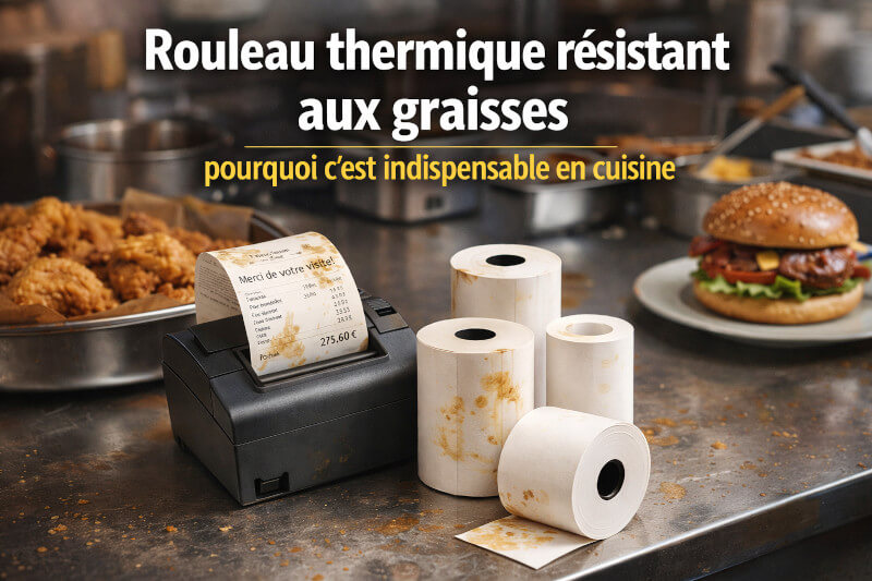 rouleau thermique résistant graisses cuisine