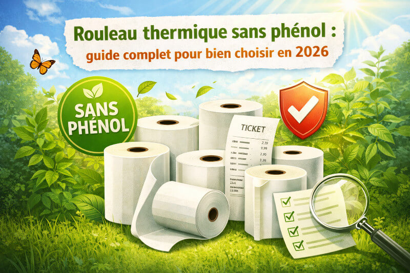 rouleau thermique sans phénol