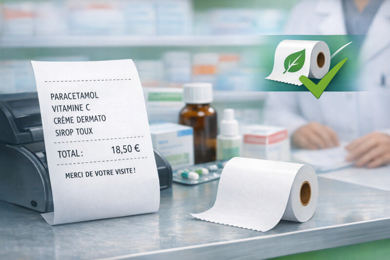 ticket caisse pharmacie