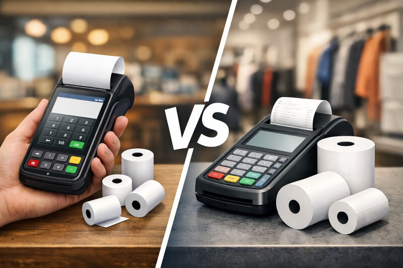 tpe mobile et fixe format rouleau thermique