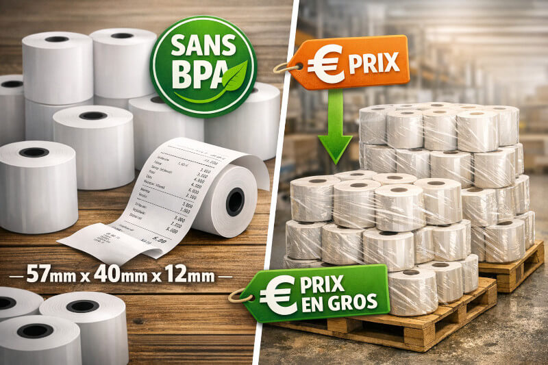 bobine thermique 57x40x12 sans bpa fsc volume