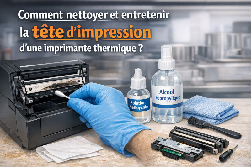 nettoyer tête impression imprimante thermique