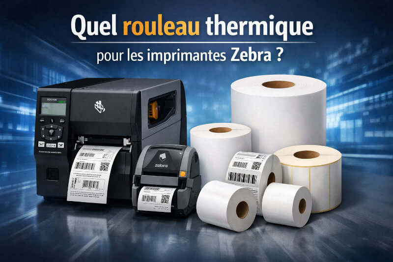 Quel rouleau thermique pour les imprimantes Zebra ?
