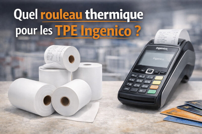 quel rouleau thermique tpe ingenico